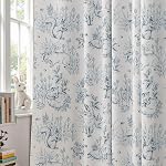 JINCHAN 95% Rideaux d'infirmières Blackout 63 Inches Long, Bunny Woodland Toile Pâques Décor Rideaux Sage Vert sur Beige Animal imprimé Draps Chambre Printemps Décoration Farmhouse Fenêtre Traitement 2 Panneaux