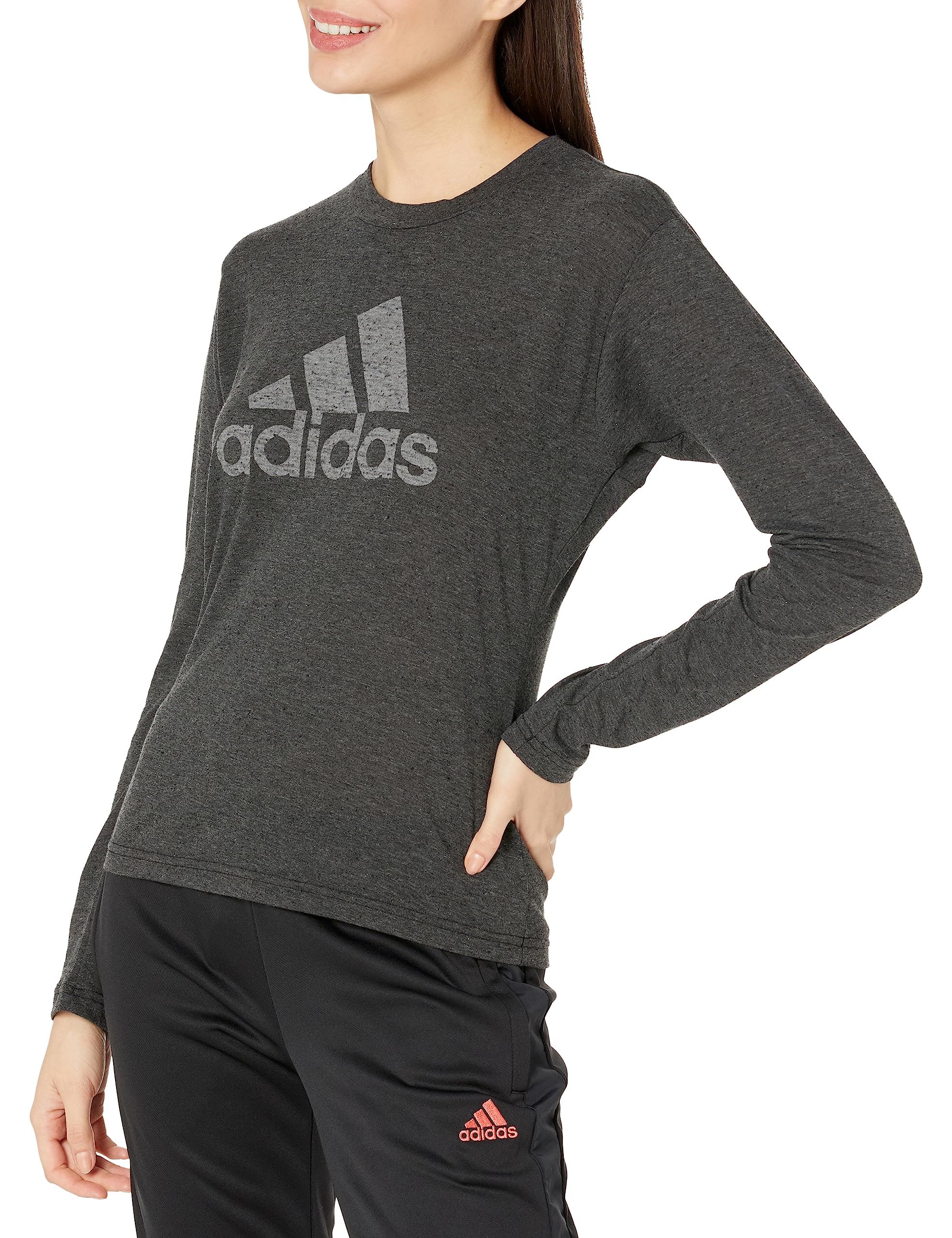 adidas Women's Future Icons Winners 3-Stripes Long Sleeve T-Shirt