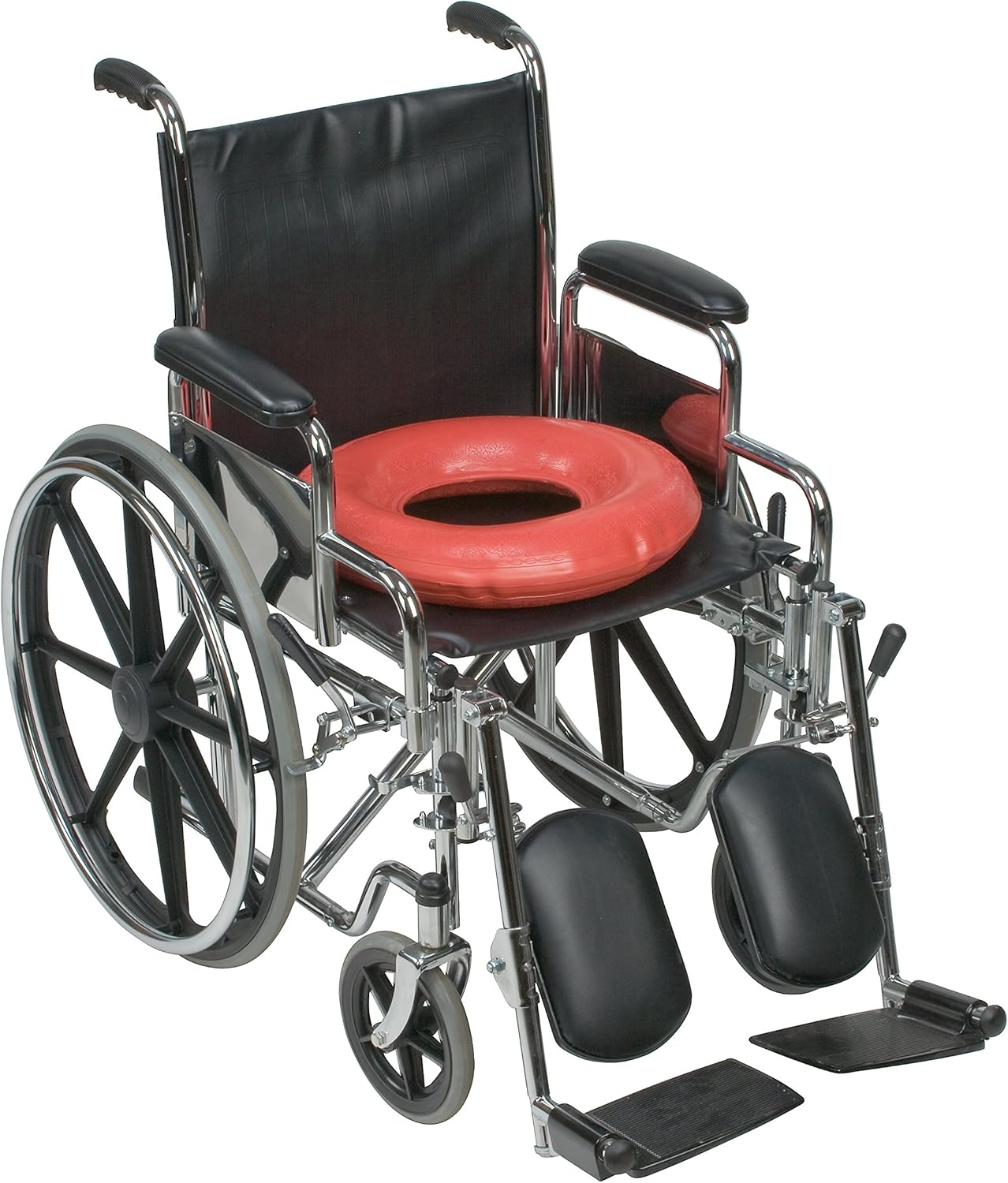 DMI Inflatable Ring Donut Seat Cushion Pillow for Hemorrhoid, Pregnancy, and Tailbone Pain, Red, 18 in : Everything Else