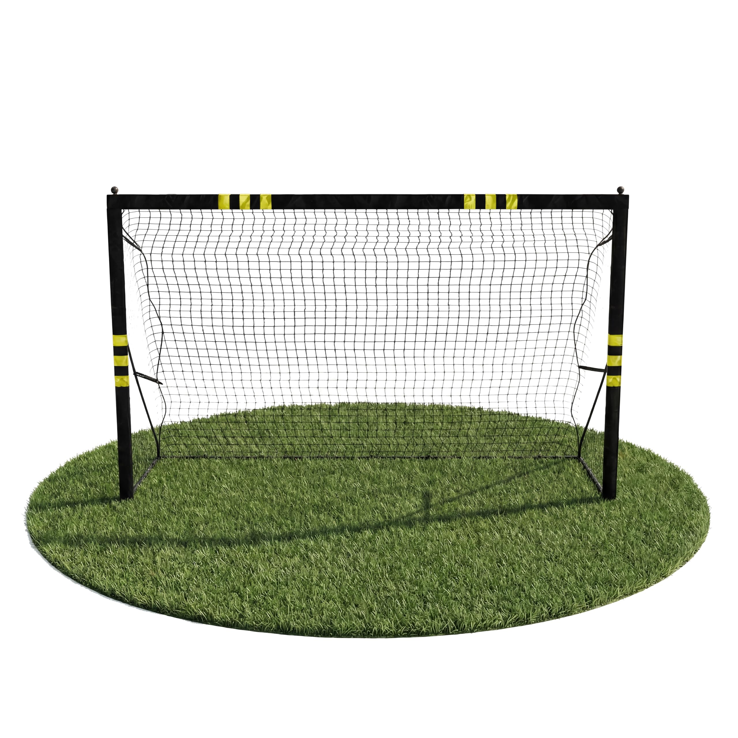 FRIEDO Pop-up Fußballtor Kinder inkl Tragetasche I 120x90cm-150x240cm I EN71 & CE-geprüft I Rostfrei & wetterfest I Fussball Tor mit stabilen Bodenhaken I 5 Sek aufgestellt I Popup Goal for Outdoor