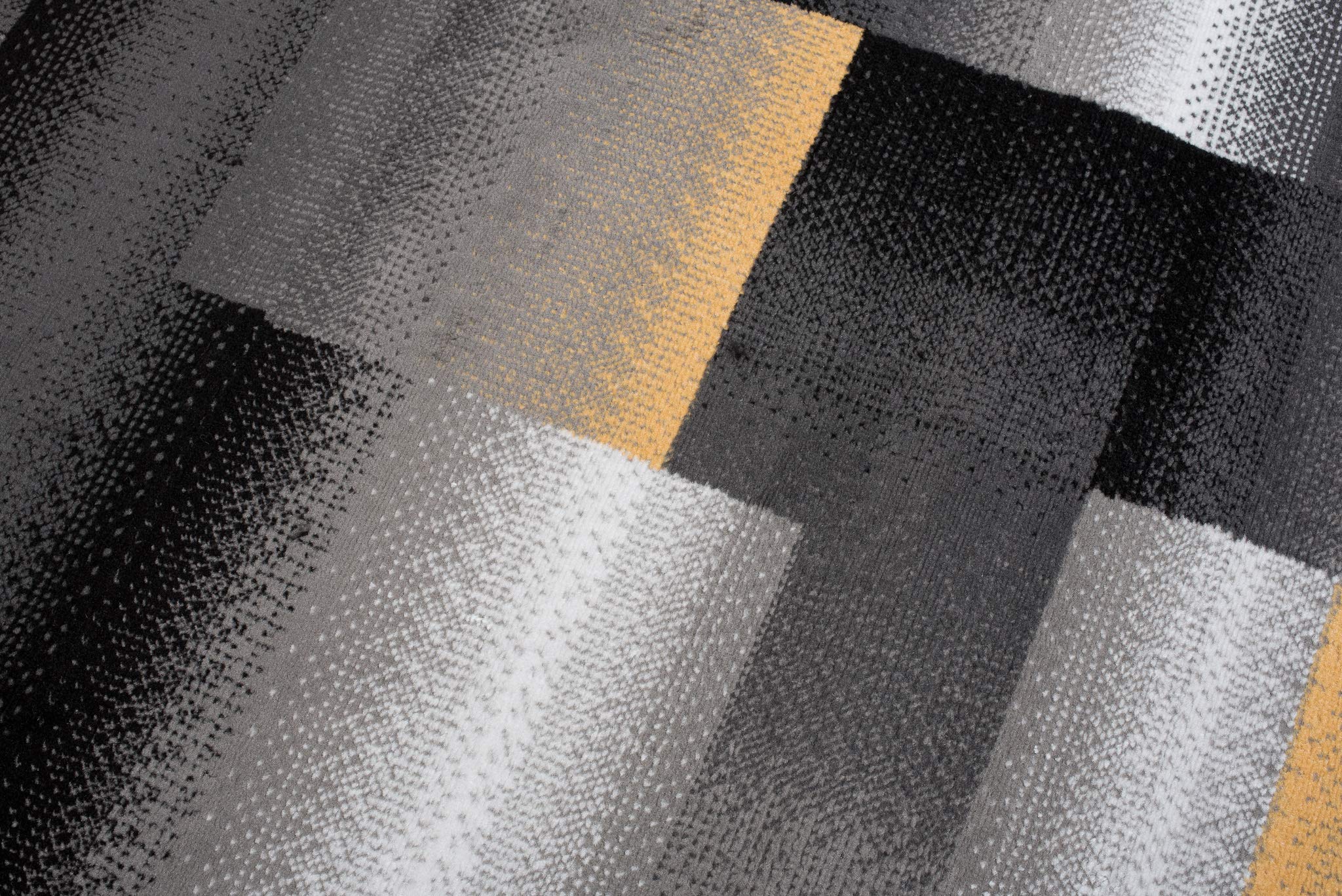 Carpeto Grand Tapis Salon 250x300cm Anthracite Gris Géométrique Doux