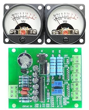 自作ステレオVUメーター201号機 (丸型未使用品) Amazon.co.jp: VUメーター組み込みキット 丸型・アナログ