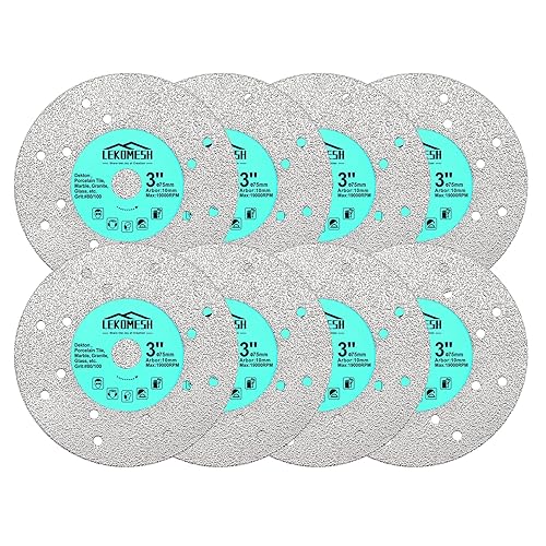 Miniatura 9 de Disco de molienda de losa de roca - Disco de corte de vidrio de 4.5 pulgadas, 5 unidades, amoladora angular de diamante para disco de corte de