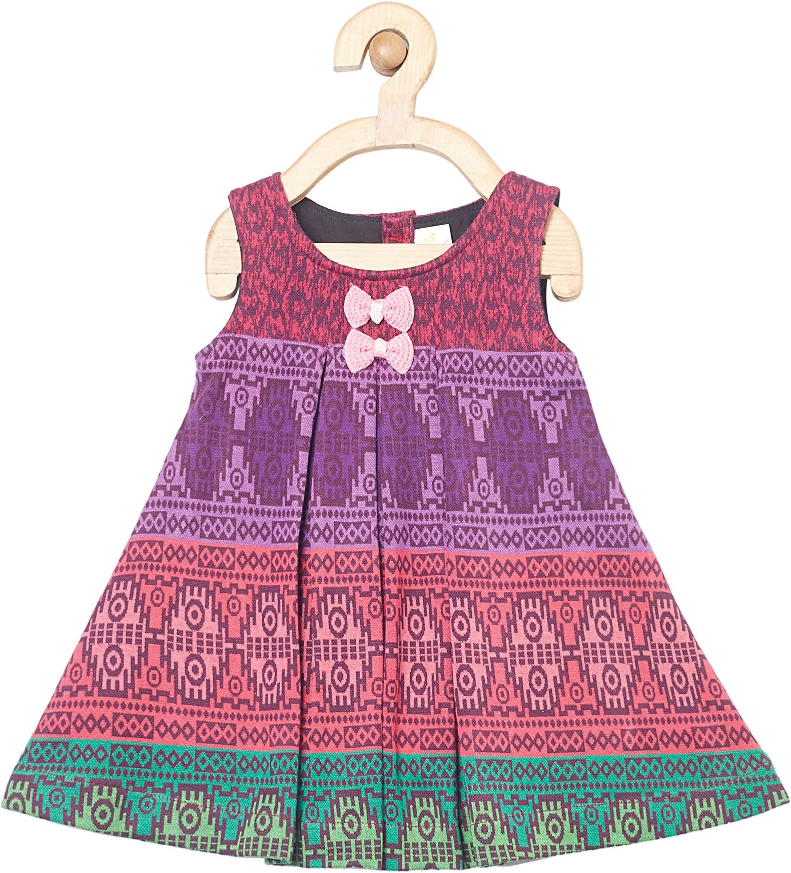 yellow Duck Cotton a-line Dress