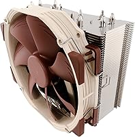 Vista 3 de Torre enfriadora de CPU única Noctua U-series, de 14cm, color marrón (NH-U14S)