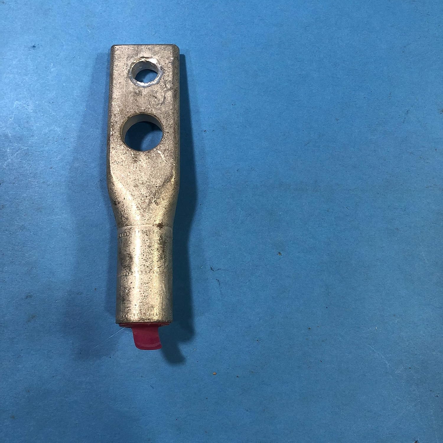 Burndy YA27A5 Two Hole Lug Compress Connector, 3/0 Awg