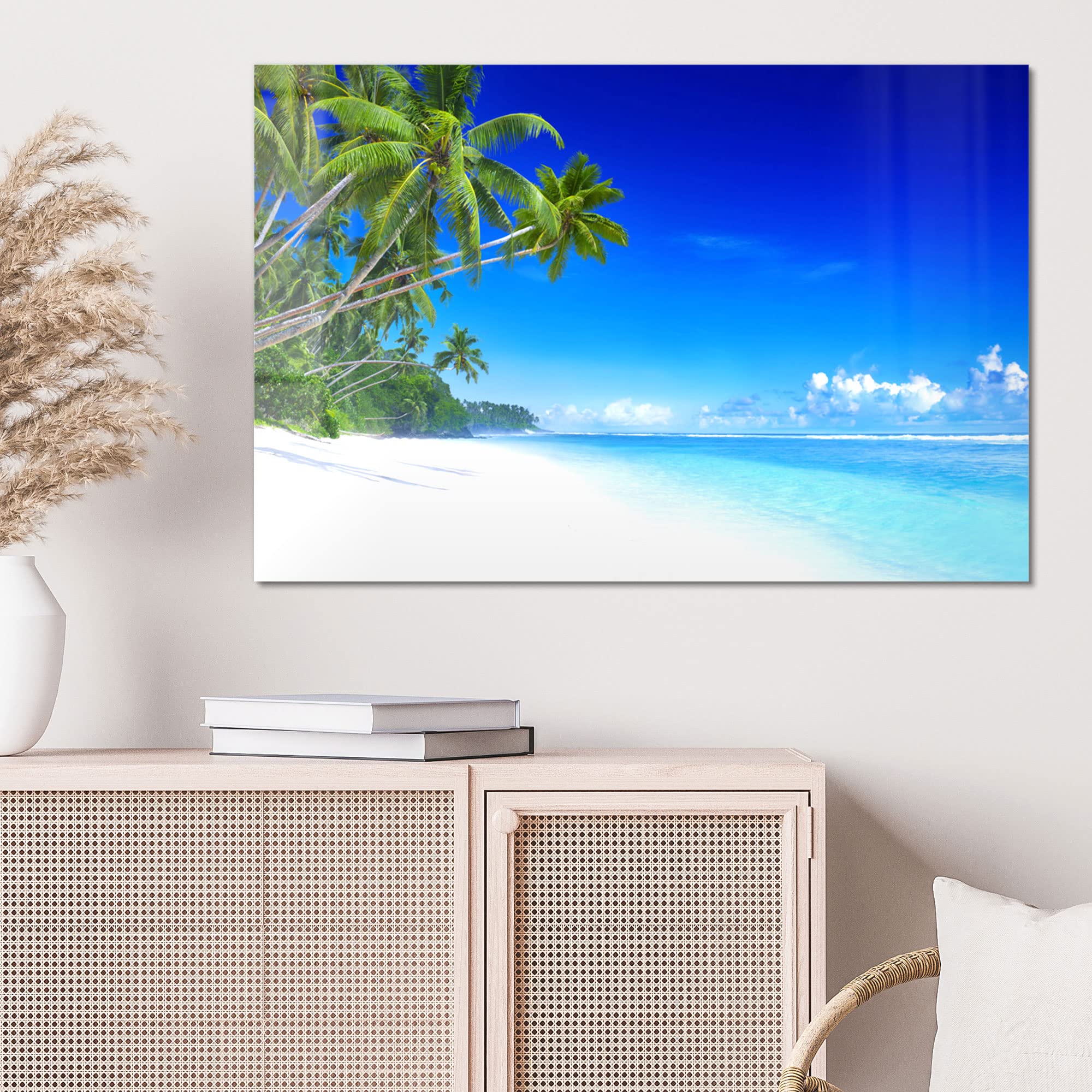 Preisvergleich für DEQORI Glasbild 'Palmenstrand Panorama Preisvergleich für DEQORI Glasbild 'Palmenstrand Panorama