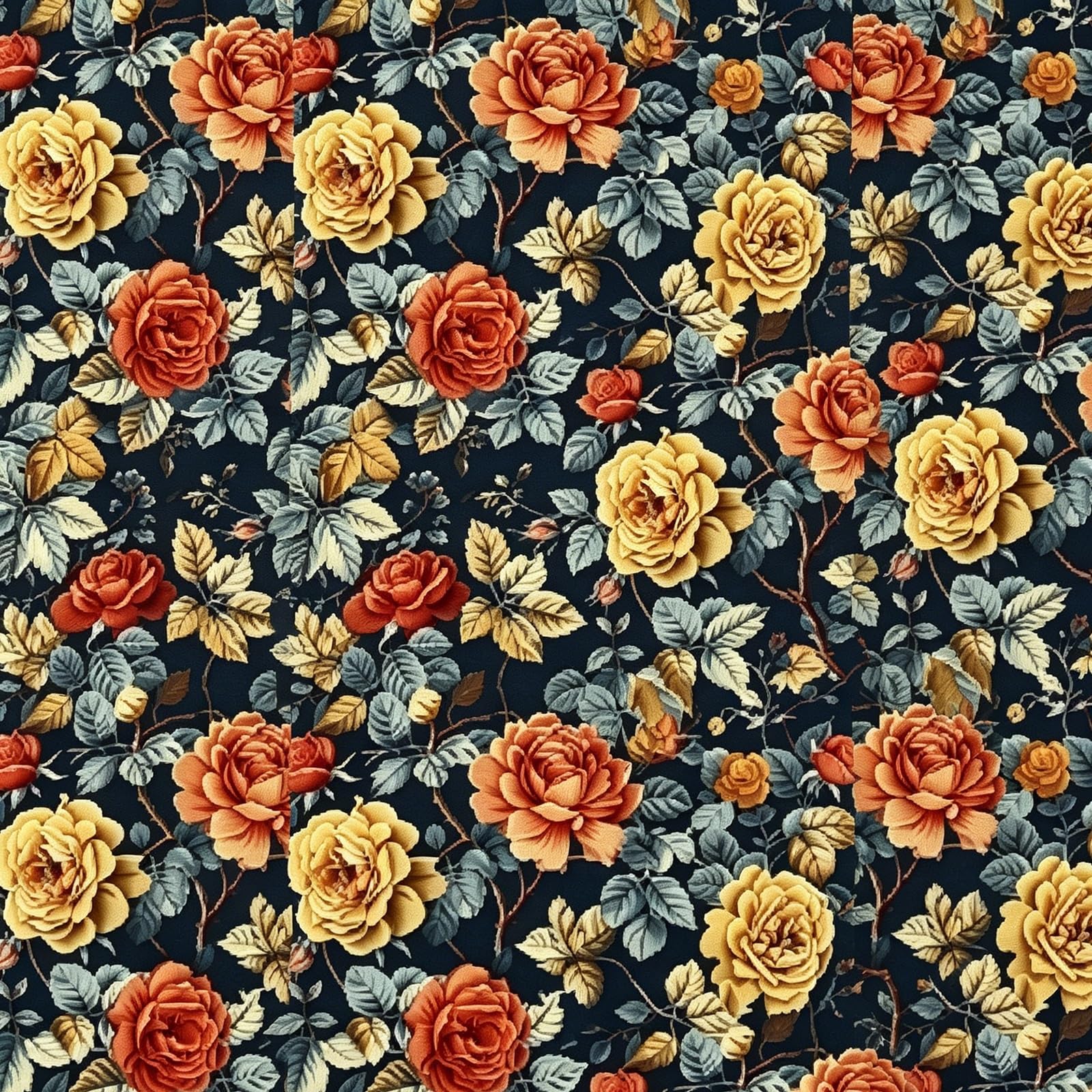 Zynqra E Peel And Stick Wallpaper,Floral Modern,Vinyl Self Adhesiv,For Wall Kitchen(,L300cm/118.1In*W44cm/17.3In)