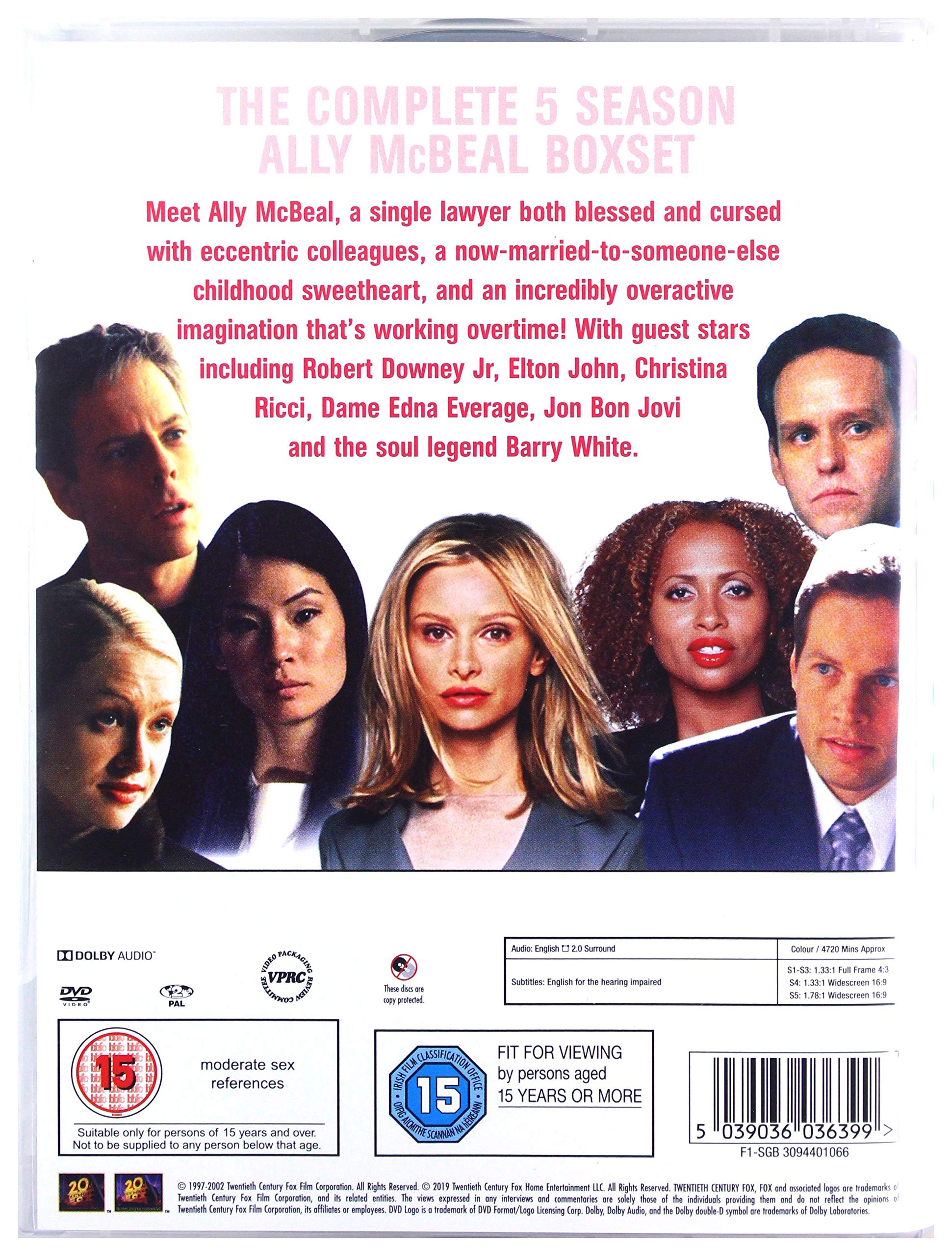 Ally McBeal S1-5 Boxset DVD [Edizione: Regno Unito]
