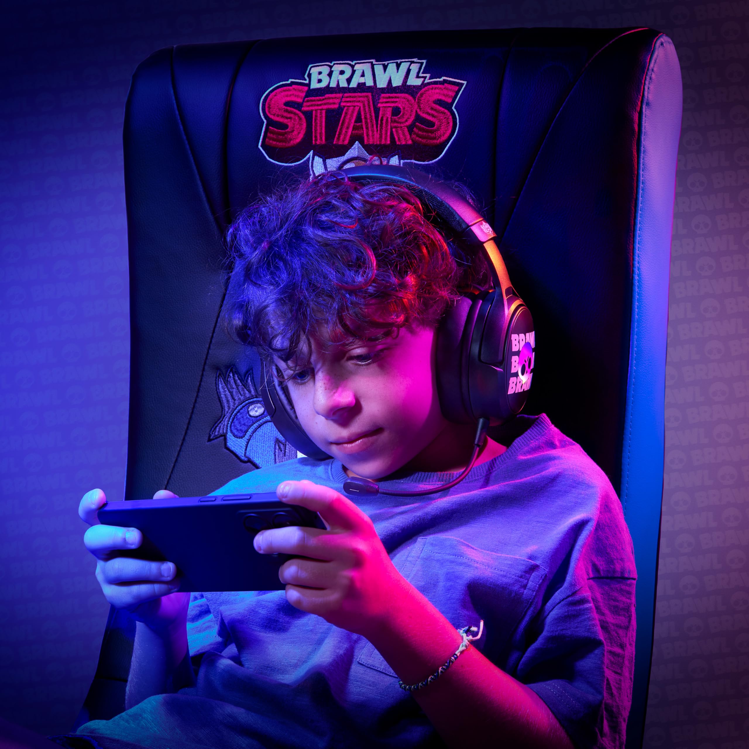 Subsonic - Casque Audio Gaming LED sans Fil Brawl Stars avec Micro