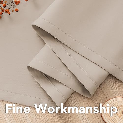 Miniatura 180 de H.Versailtex - Cortinas opacas con aislamiento térmico para oscurecer la habitación, cortinas extralargas, paneles con ojales