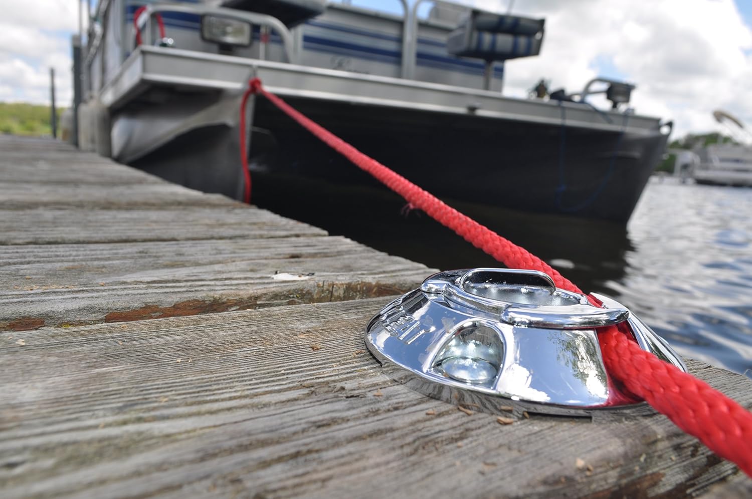 Quick Cleat No-Knot Boat and Dock (Chrome)