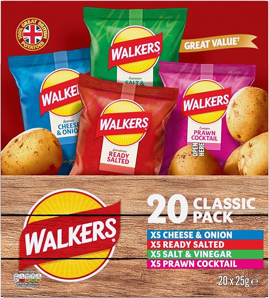 Walkers Classic Variety Multipack Crisps Box 20x25 g - 2