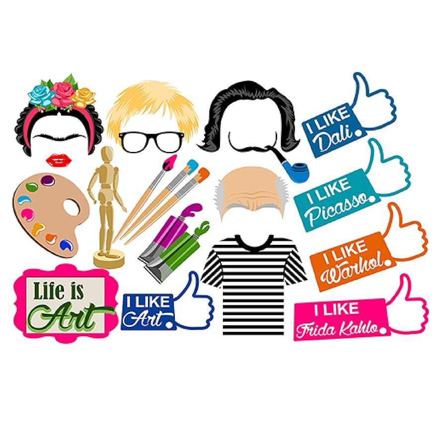 amazon-com-unkndw-painting-artist-inspired-photo-booth-props-beard-diy-must-cut-and-glue-item-home-kitchen for 50s Photo Booth Props Printable Free Amazon.com: UNKNDW Painting Artist Inspired Photo Booth Props Beard DIY Must Cut and Glue Item : Home & Kitchen for 50s Photo Booth Props Printable Free