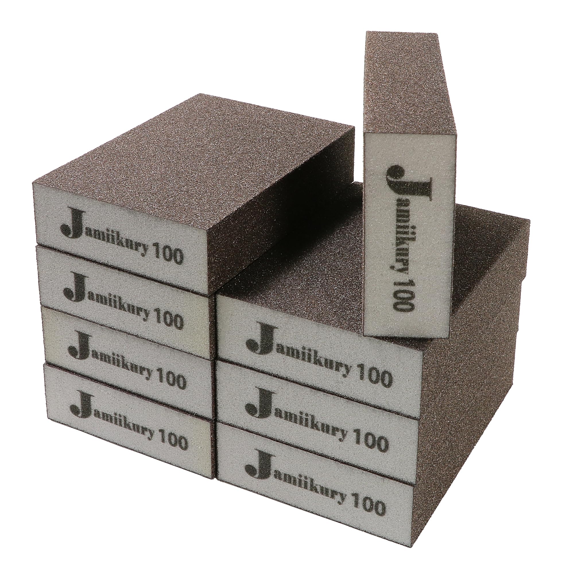 Jamiikury 220 Grit Sanding Sponges - 8 Pack -7