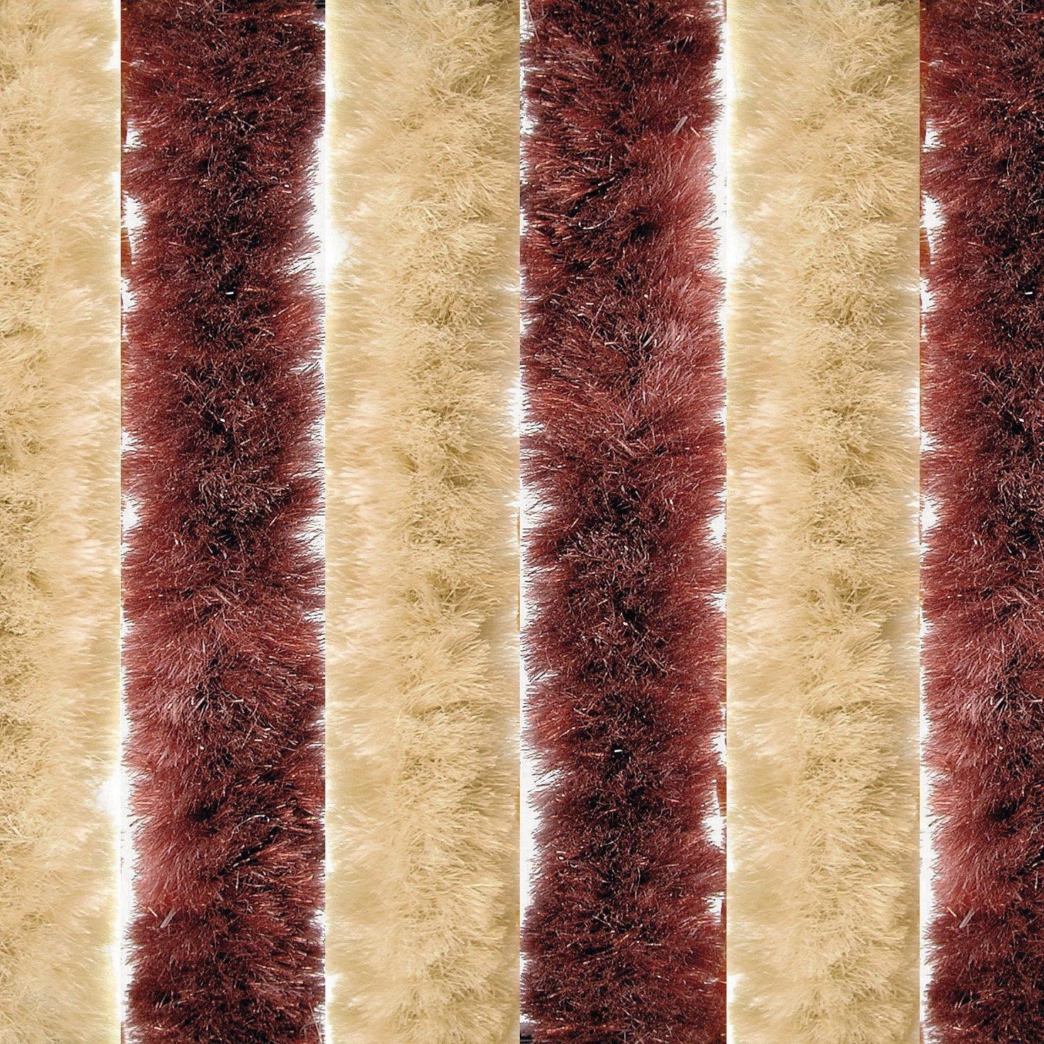 BERGER Blickdicht Flauschvorhang 100x200 | Chenille Türvorhang als Flauschvorhang Wohnwagen oder Flauschvorhang Wohnmobil | Flauschvorhang Insektenschutz für Balkontür, Sichtschutz, Raumteiler