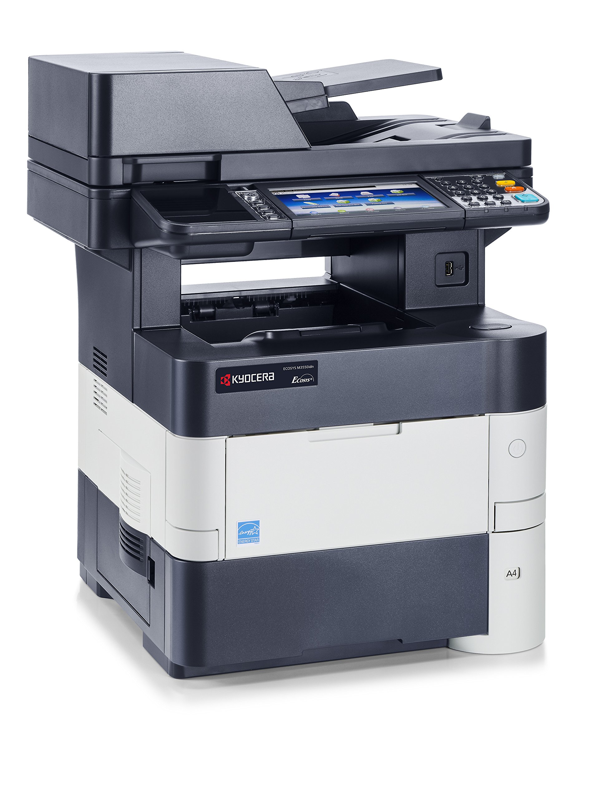 Kyocera Ecosys M3550idn Laser Multifunktionsgerät (Scanner, Kopierer, Drucker, USB 2.0) grau