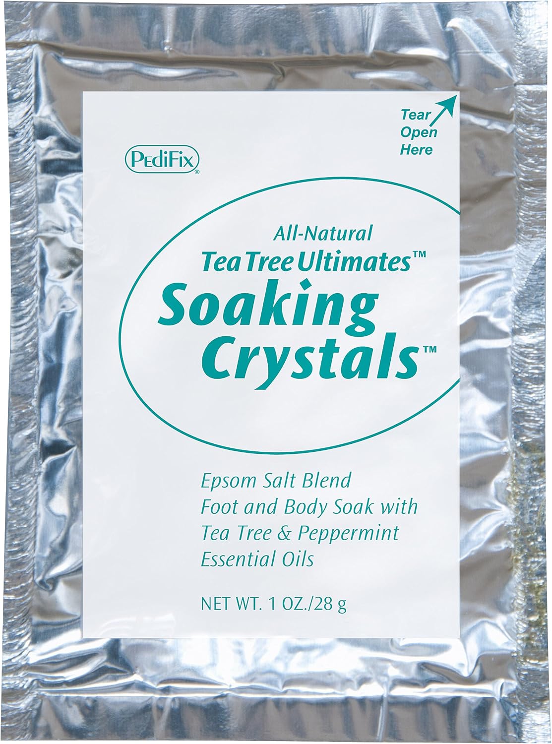 Pedifix Soaking Crystals Foot Bath - (6) 1 Oz. Packetsper Box
