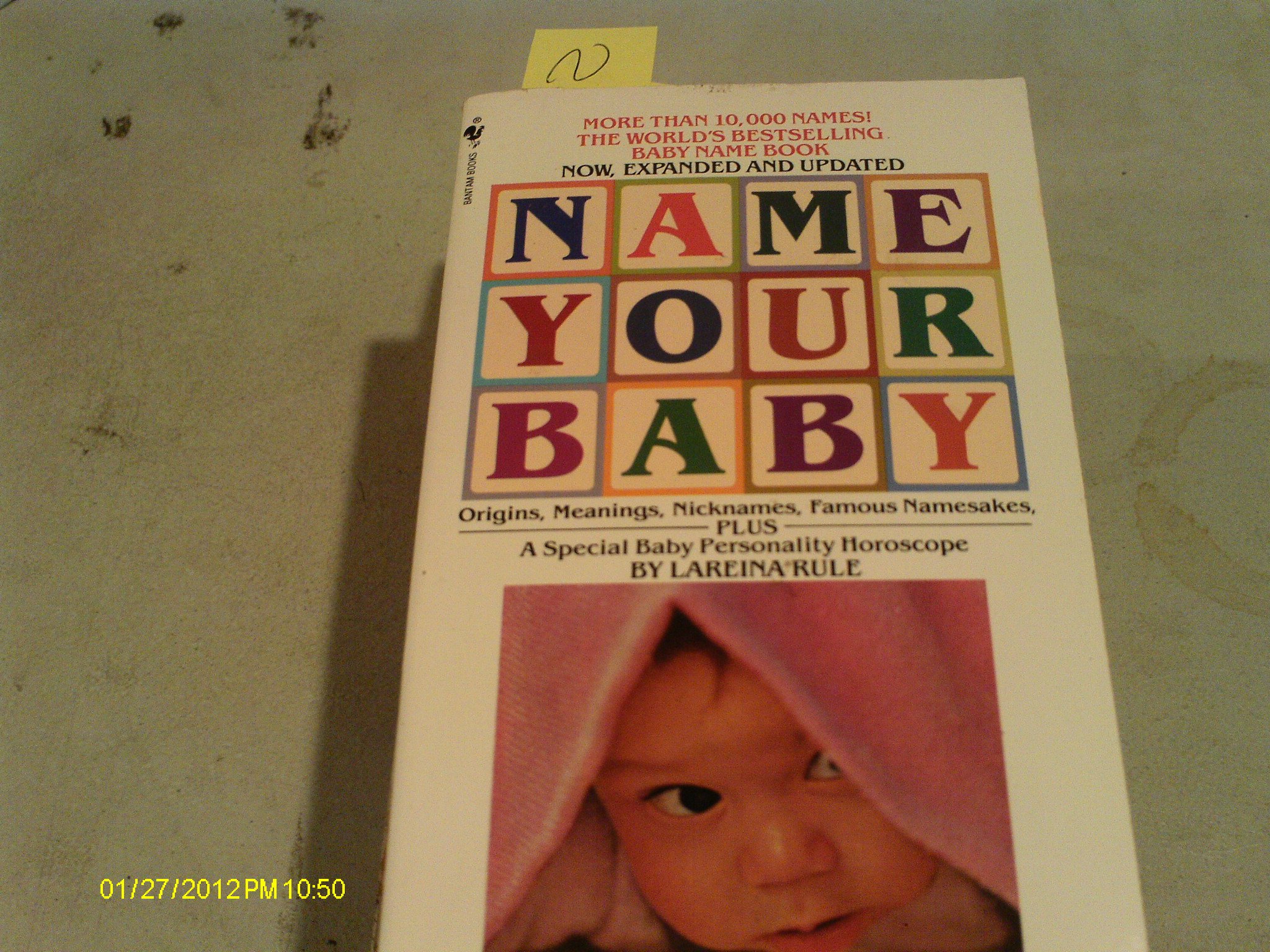 Name Your Baby Rule, Lareina