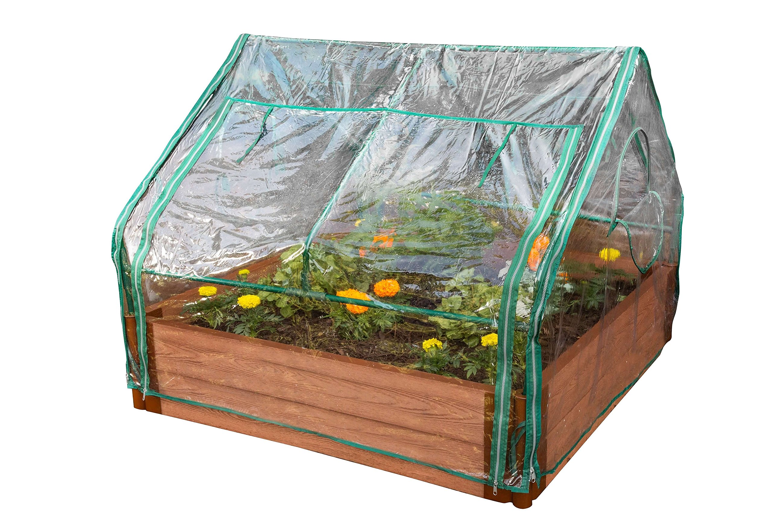 Frame It All Greenhouse, 4-Feet by 4-Feet by 36-Inch
