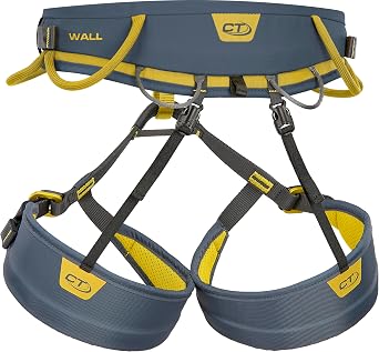 Climbing Technology Wall Climbing Harness, Anthracite Mustard, M/L