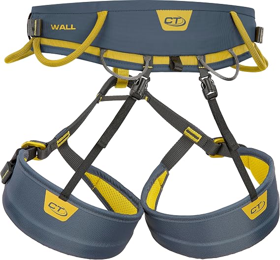 Climbing Technology Wall Climbing Harness, Anthracite Mustard, M/L