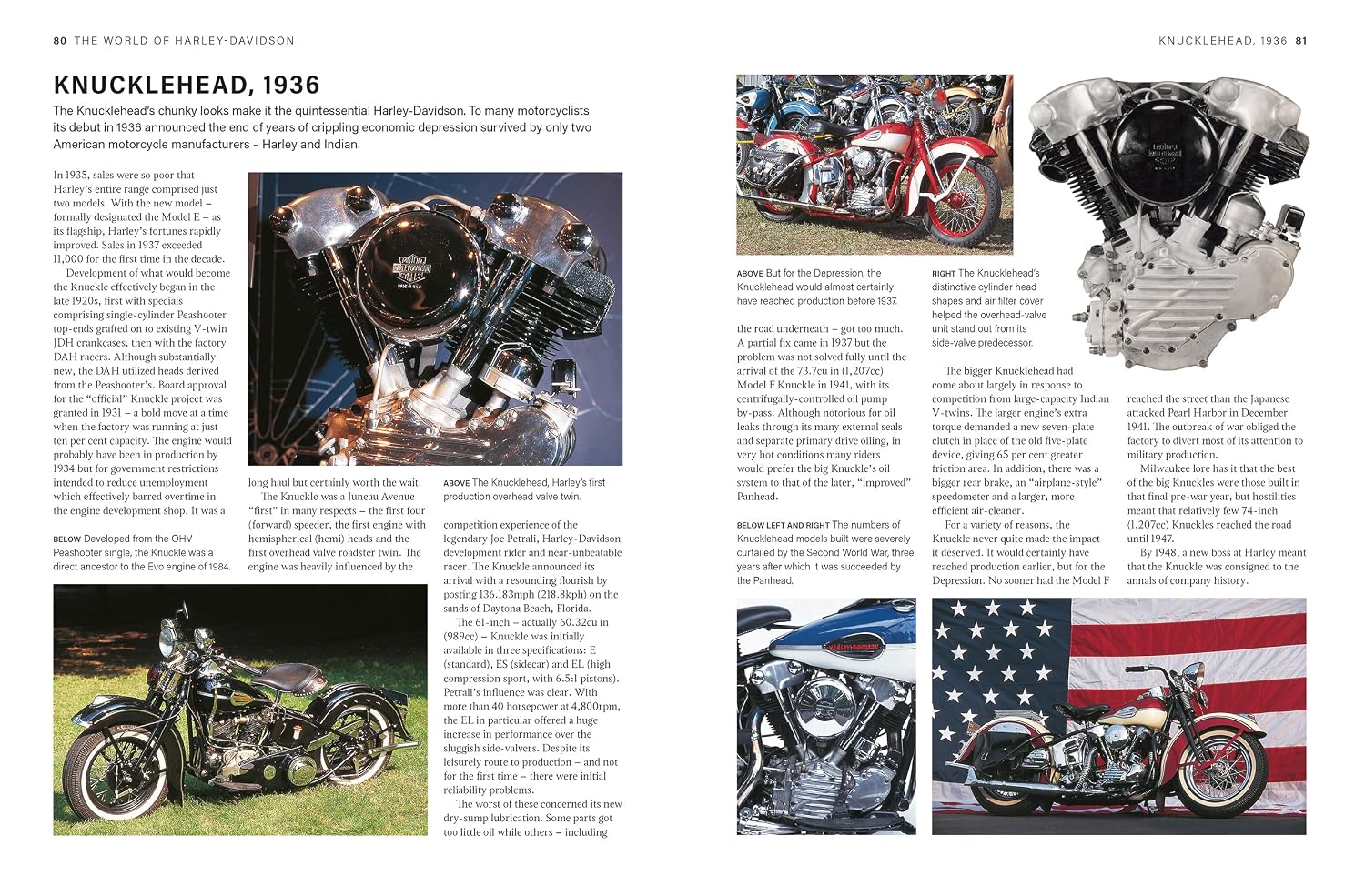The Illustrated Encyclopedia of Harley Davidson: A comprehensive encyclopedia of America's dream machine: developments, specifications and design history with 600 photographs
