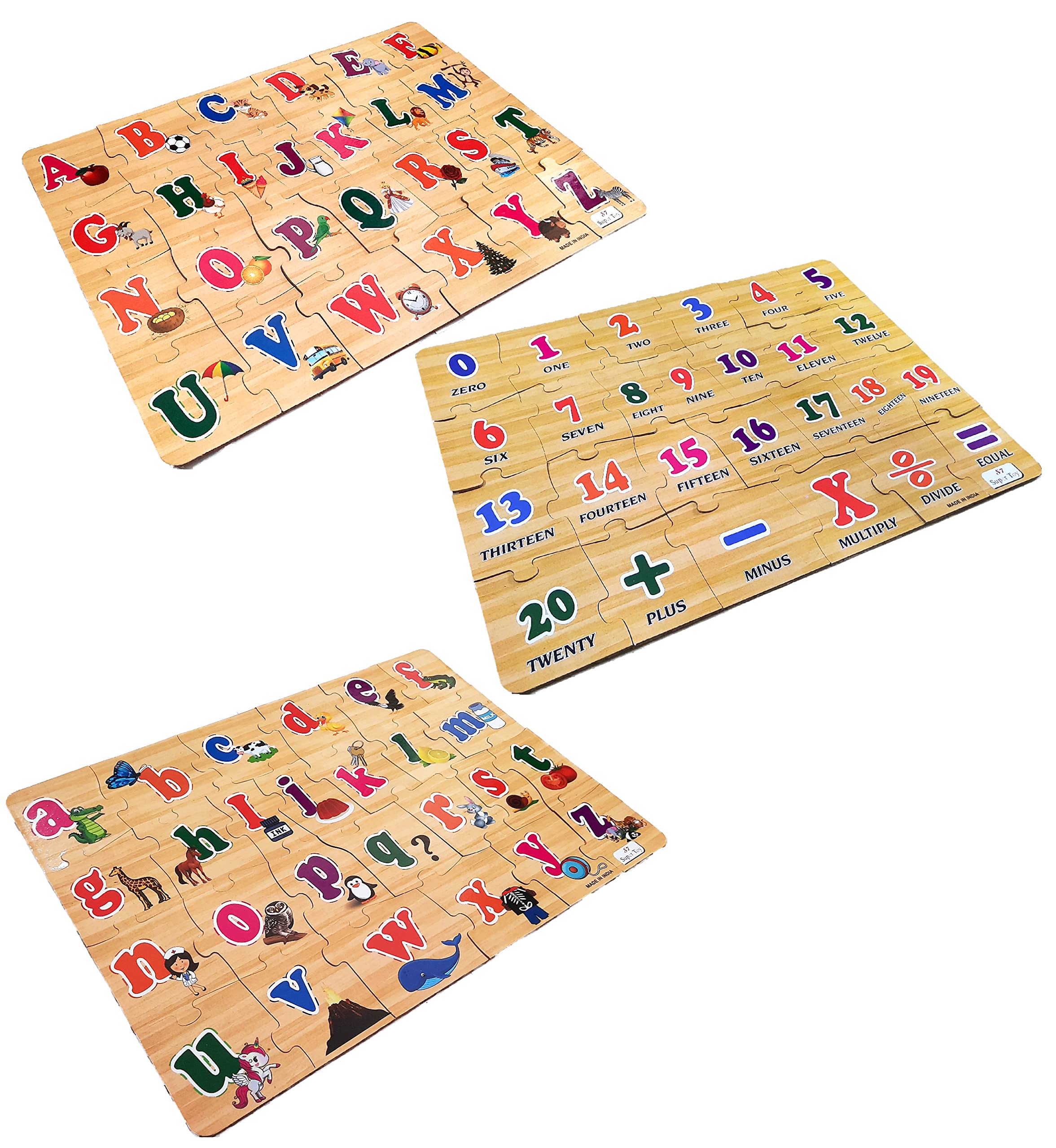 Buy Amitasha Wooden Learning Educational Board for Kids, Puzzle Toys