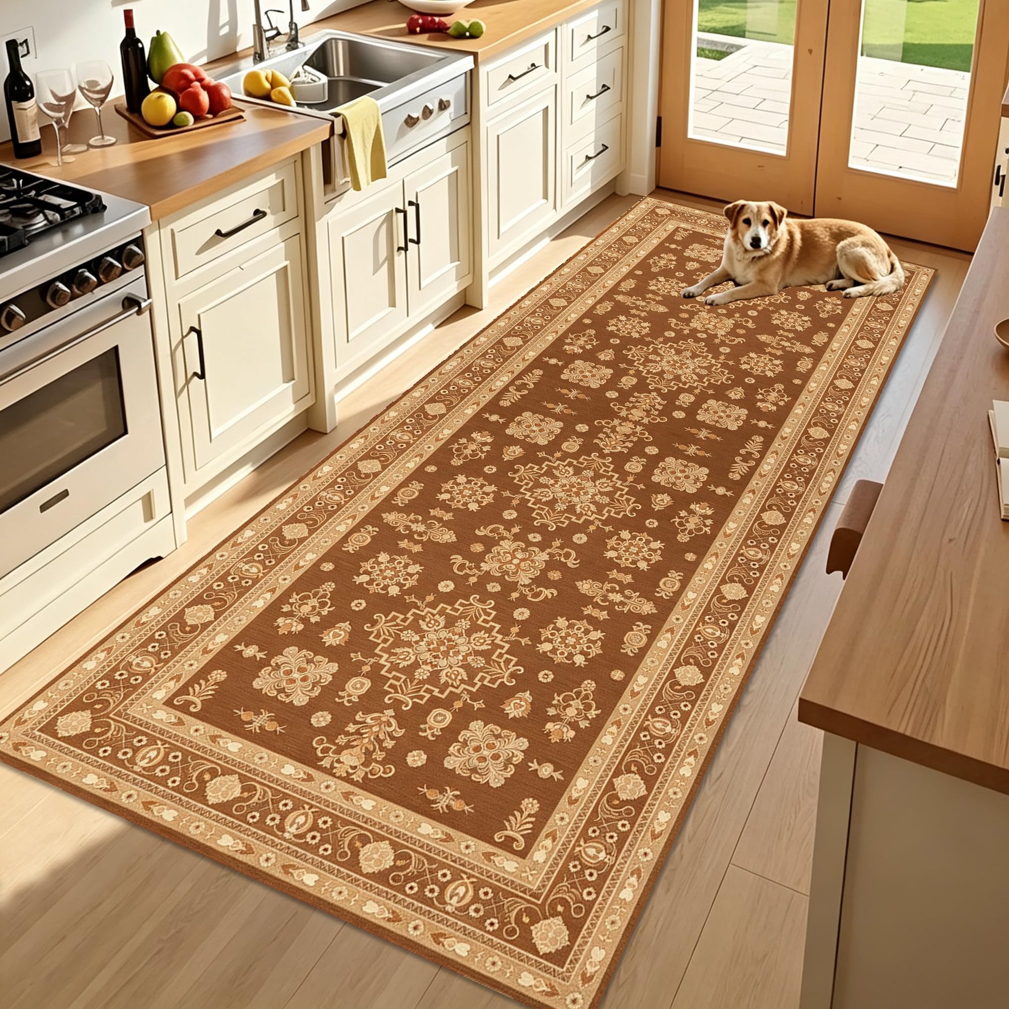 Alfombras cocina antideslizante lavables con base segura para pasillo y salón