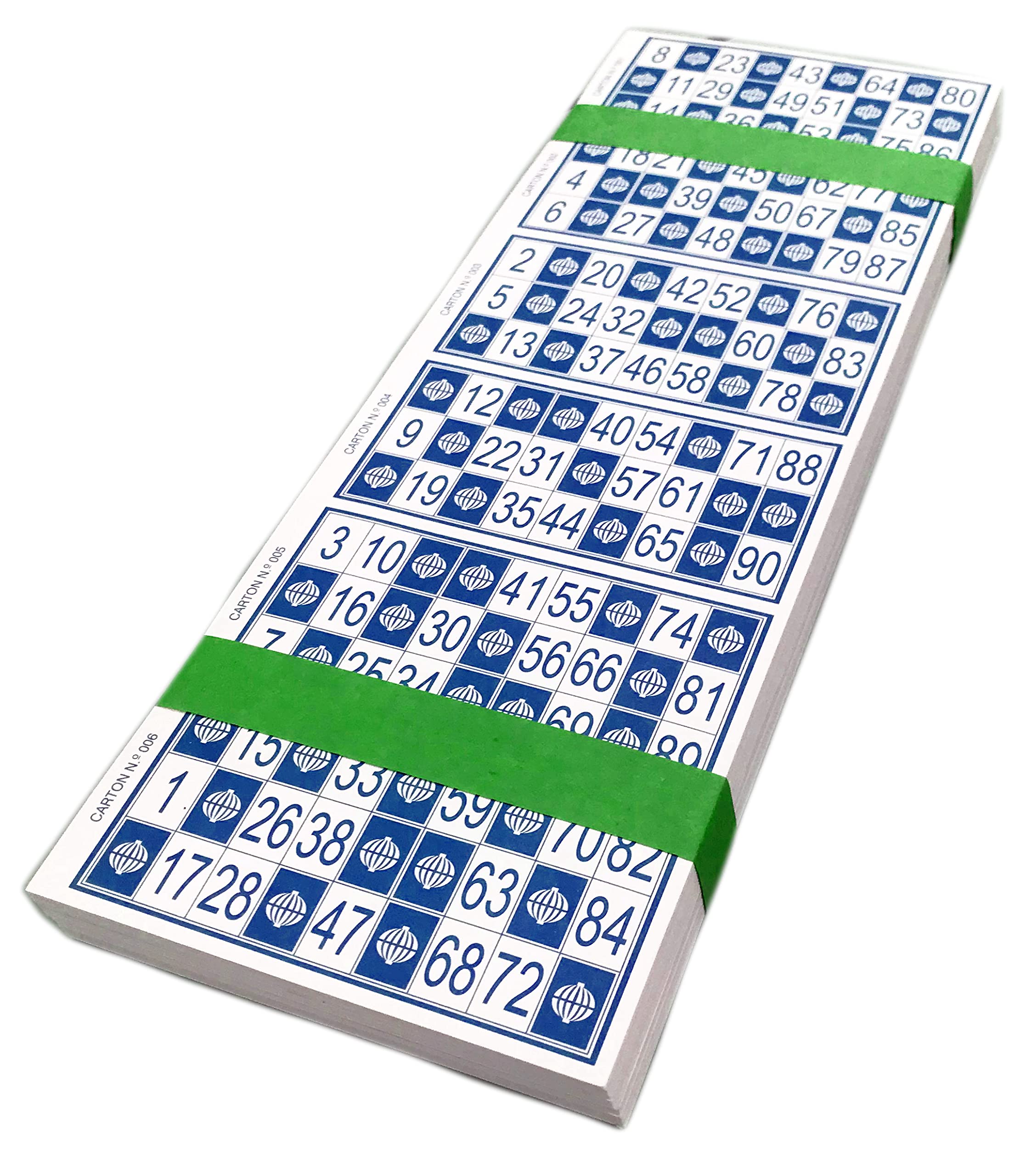Animation Fête Jeux Cartons De Bingo à Tacher - Lot De 510 Cartons Blancs Pour Jeu De Bingo 90 Numéros Kit Bingo 510 Cartons Différents