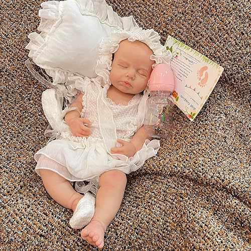 Miniatura 4 de OtardDolls Muñecas Reborn de bebé realistas recién nacidas de 18 pulgadas de silicona suave cuerpo real, lavable con ropa y biberones