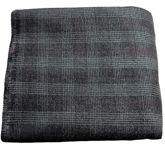 Buy GA Fashion WINTER COTSWOOL DOUBLE WOOL UNSTITCHED CHECK FABRIC for