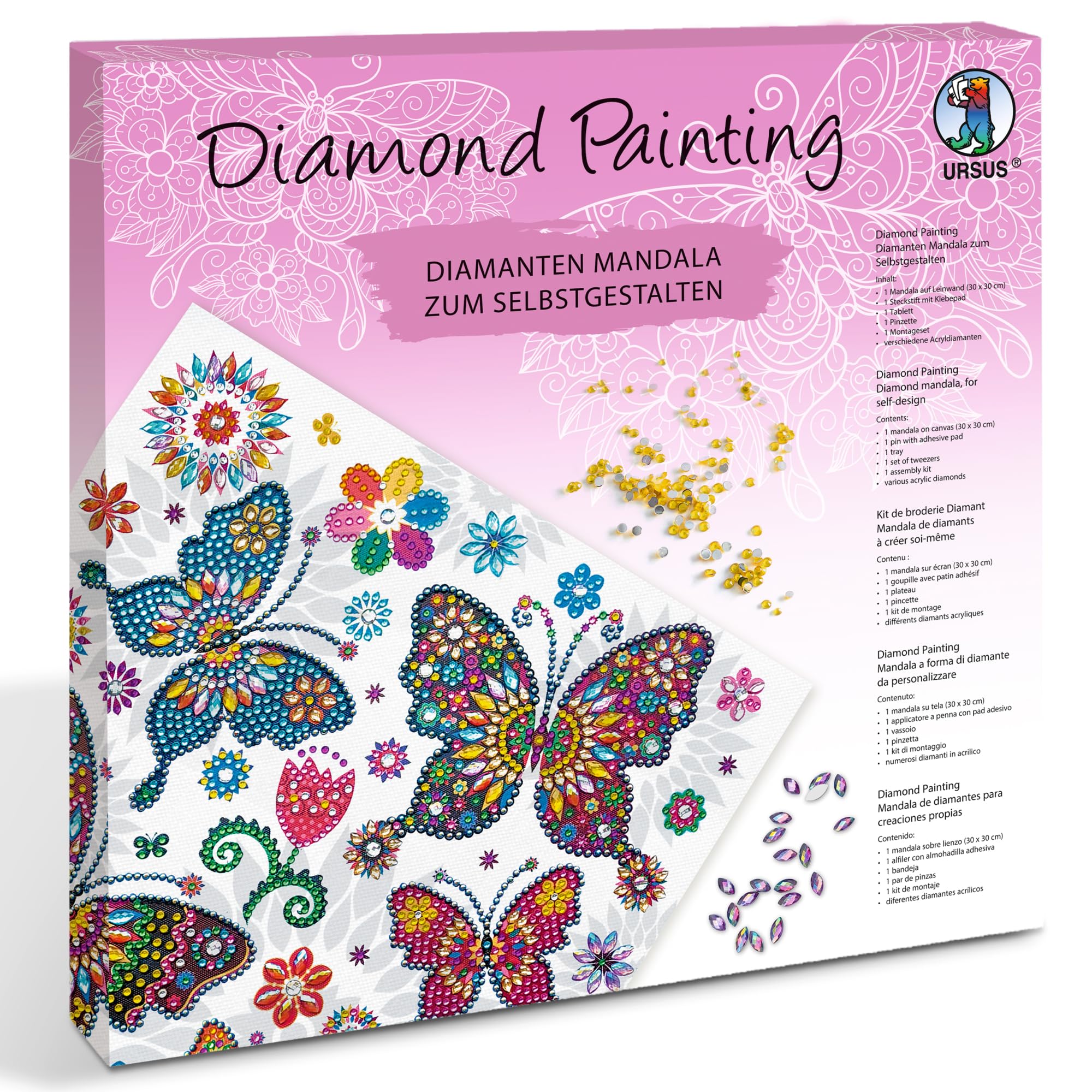Ursus Diamond Painting, Multicoloured, One Size