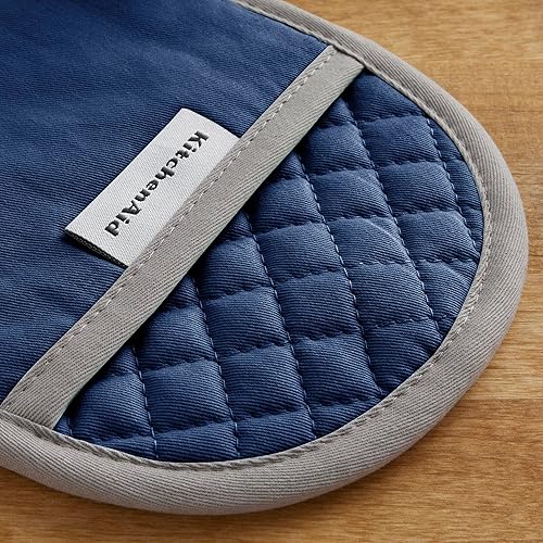 Miniatura 4 de KitchenAid Juego de 2 soportes para ollas Asteroid, Blue Willow, 6.5"x10"