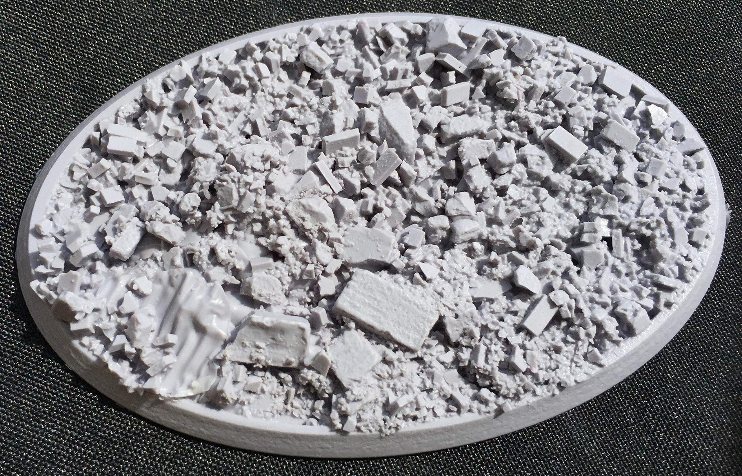 Secret Weapon Miniatures 105x70mm Beveled Base - Urban Rubble