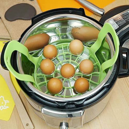 Miniatura 6 de Eslinga para olla a presión, herramienta de silicona para huevos, ollas calientes y utensilios para hornear, compatible con olla instantánea,
