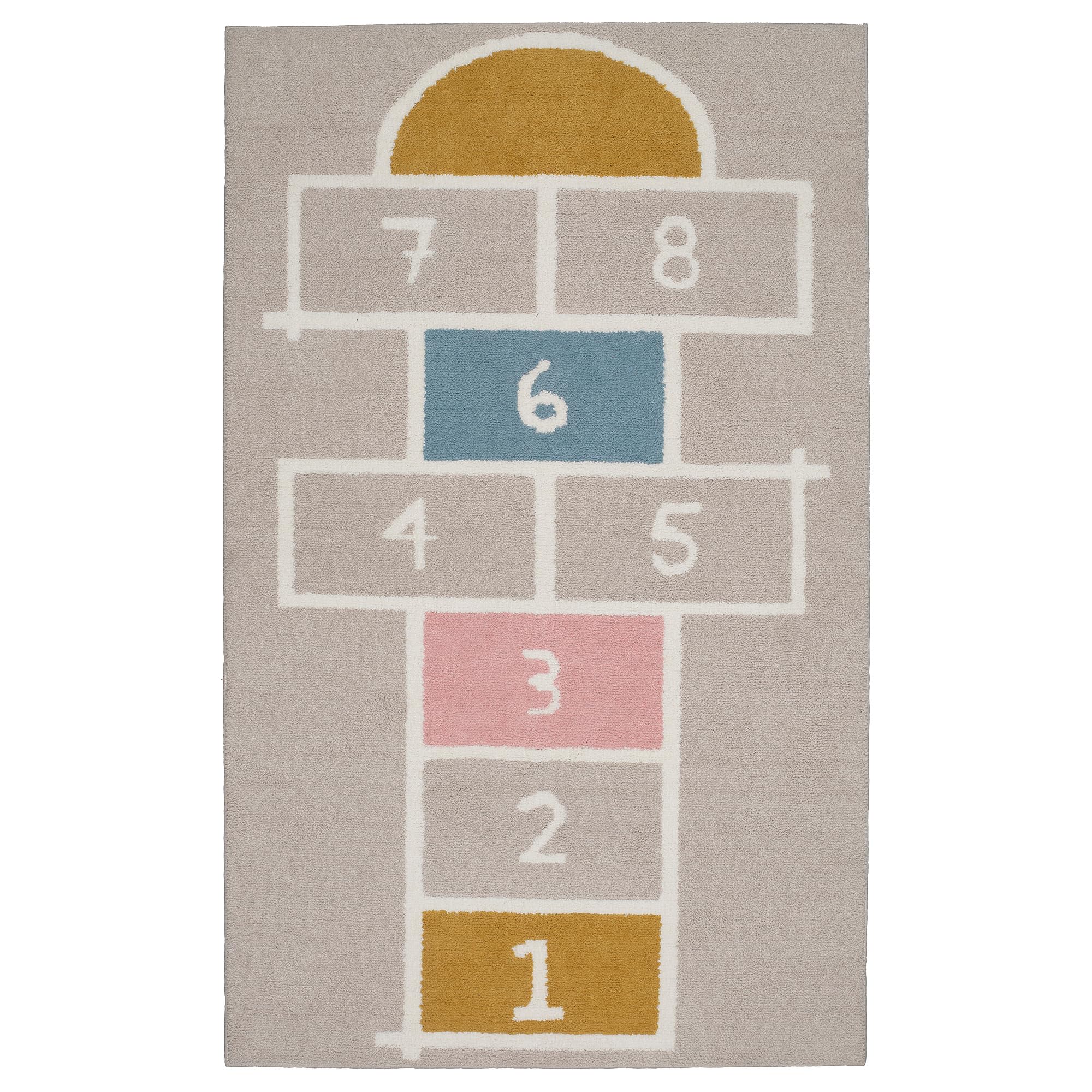 Tapis beige STÄPPSPARV ProTuning rectangle 100x160 cm pour décoration de chambre