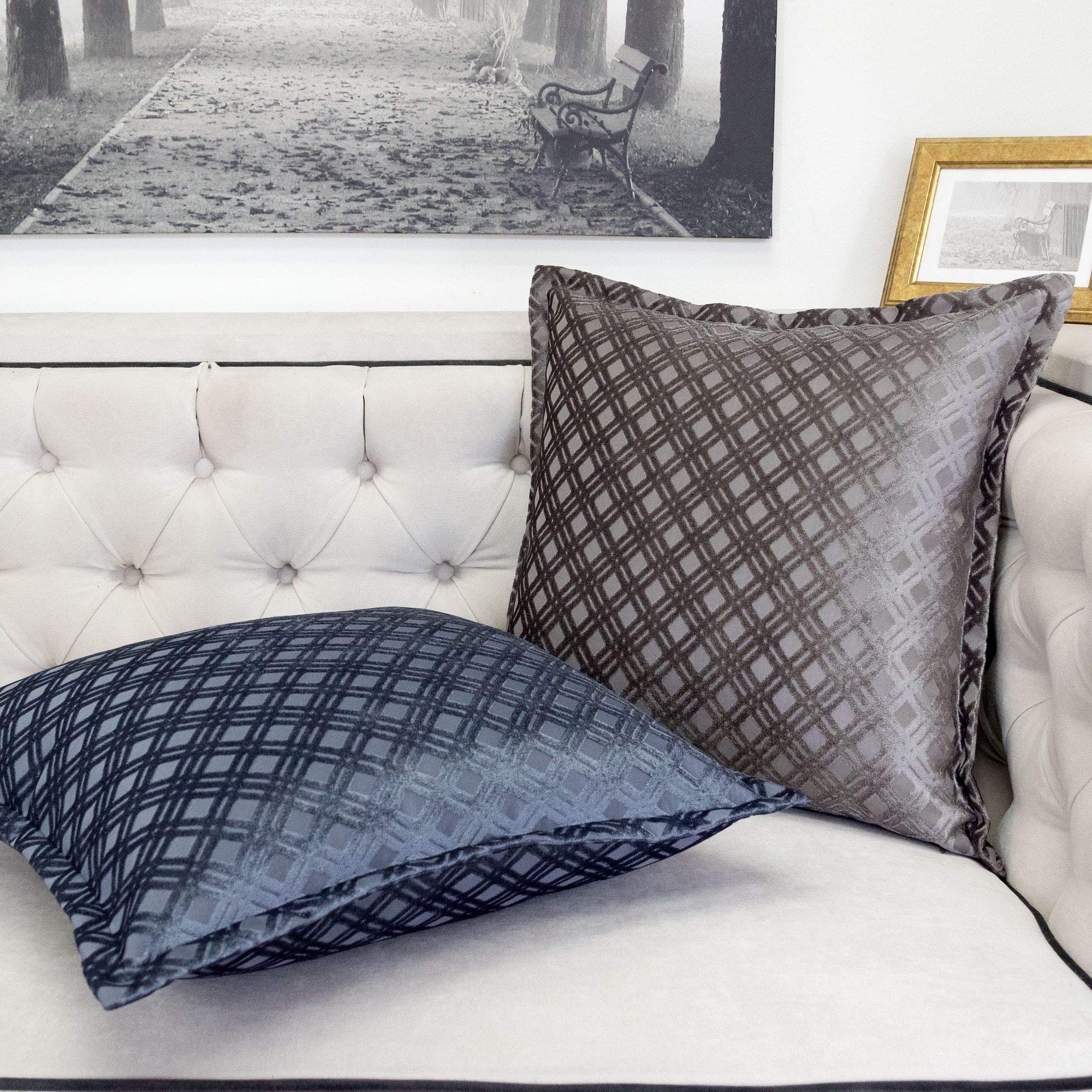 専用1 Amazon.com: Homey COZY 85160-Emma Accent Pillow, Single, Blue