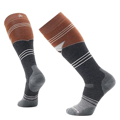 Smartwool Snowboard Full Cushion Mountain Geo Pattern Over The Calf Socks Men