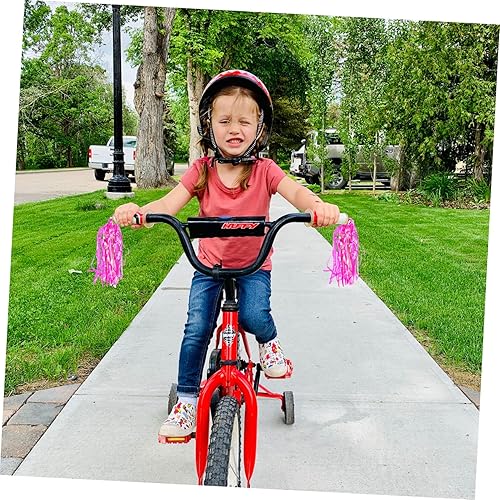 Miniatura 4 de 3 pares de scooters decorativos de cinta para niños y niñas, accesorios para niñas, borlas, serpentinas de bicicleta, borlas, borlas de plástico