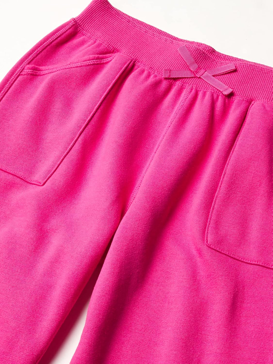 Izod Girls' Sensory-Friendly Sweatpants, Soft Fleece Fabric with Elastic Waist&Drawstring,Tagless,Flattened Seams & Pockets - Image 3