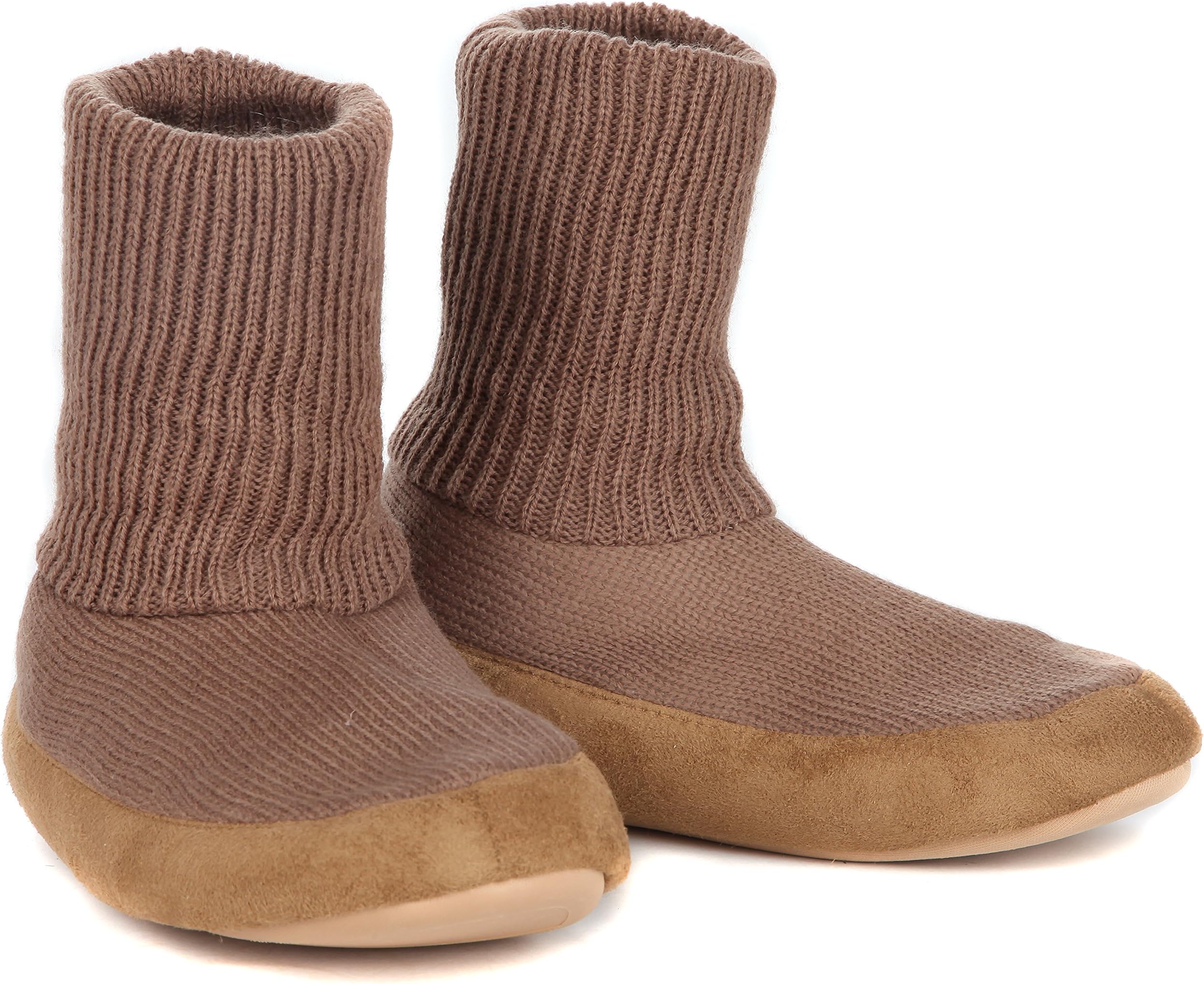 TRENTON Gifts Cardigan Slipper Socks, for Wide Feet and Swollen Feet (Ladies XL 9 1/2-10 1/2 Man's MD 7 1/2-8 1/2)