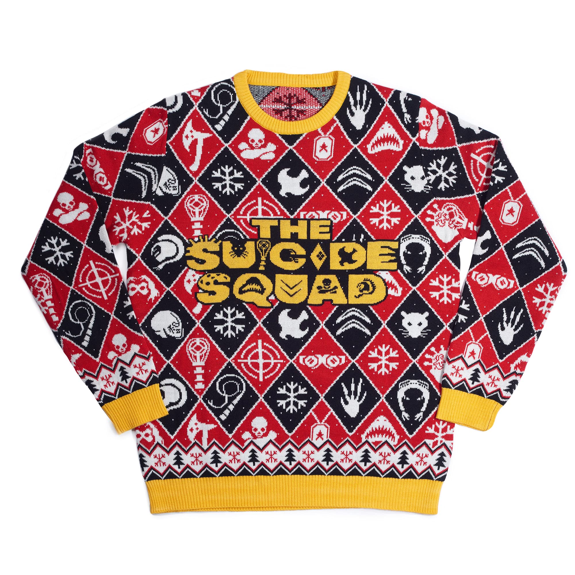 Numskull Unisex The Suicide Squad Official Knitted Novelty Christmas Jumper, XX-Small