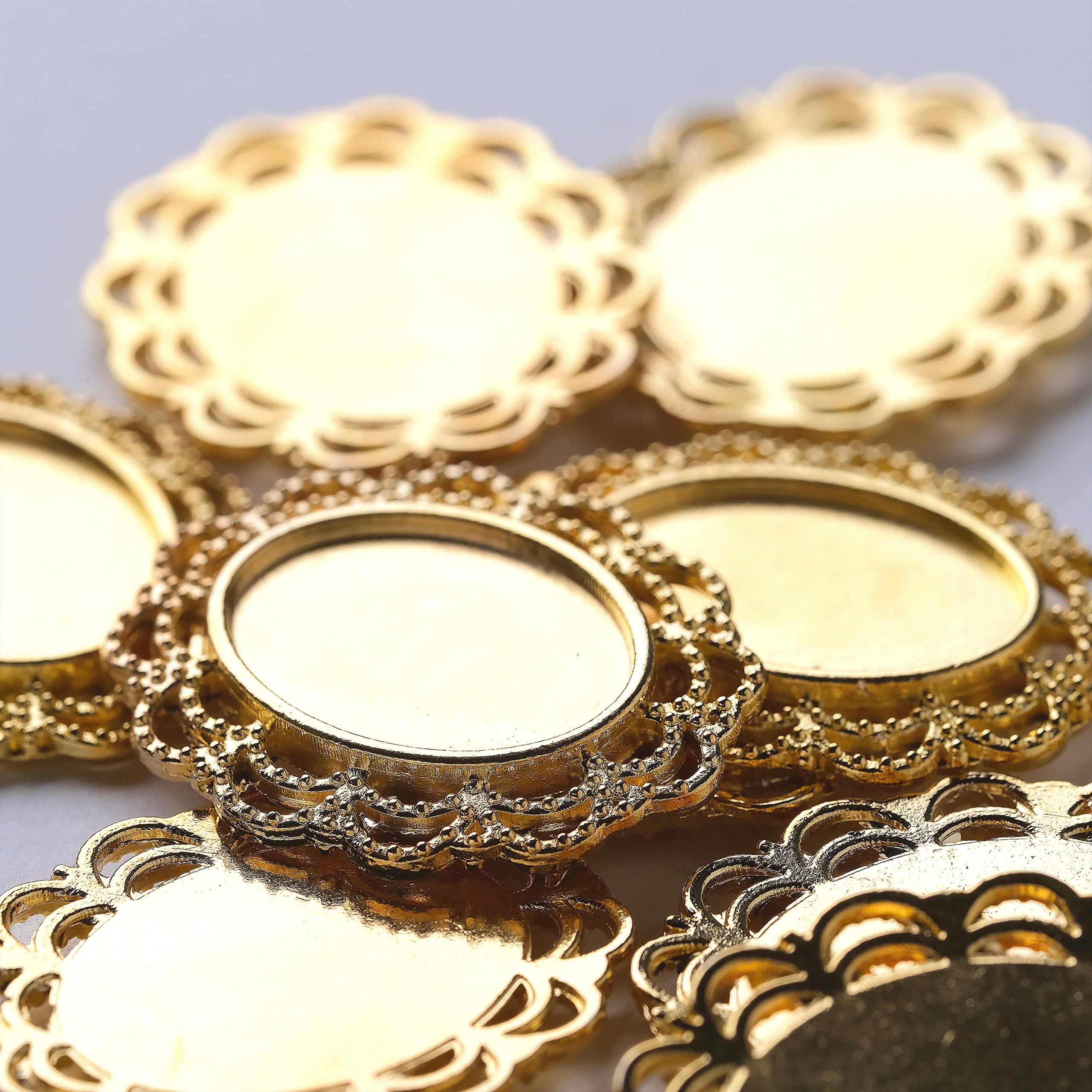 Amazon.co.jp: HARU雑貨 ミール皿 10枚セット 楕円 g01 ゴールド