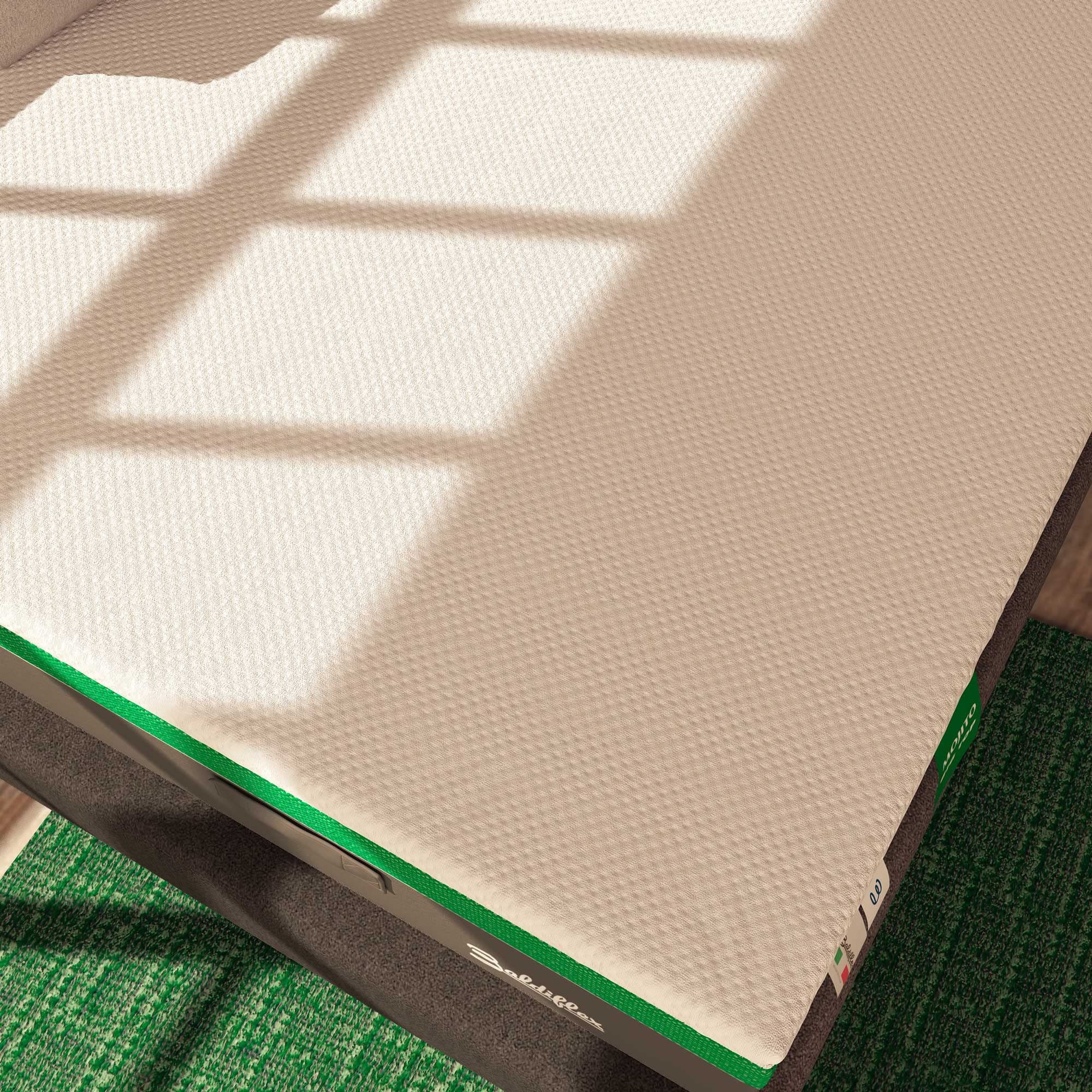 Baldiflex Mojito Big Matratze für Einzelbett, Memory-Schaum, ausziehbar, medizinisches Gerät, Größe 80 x 190 cm, Höhe 30 cm