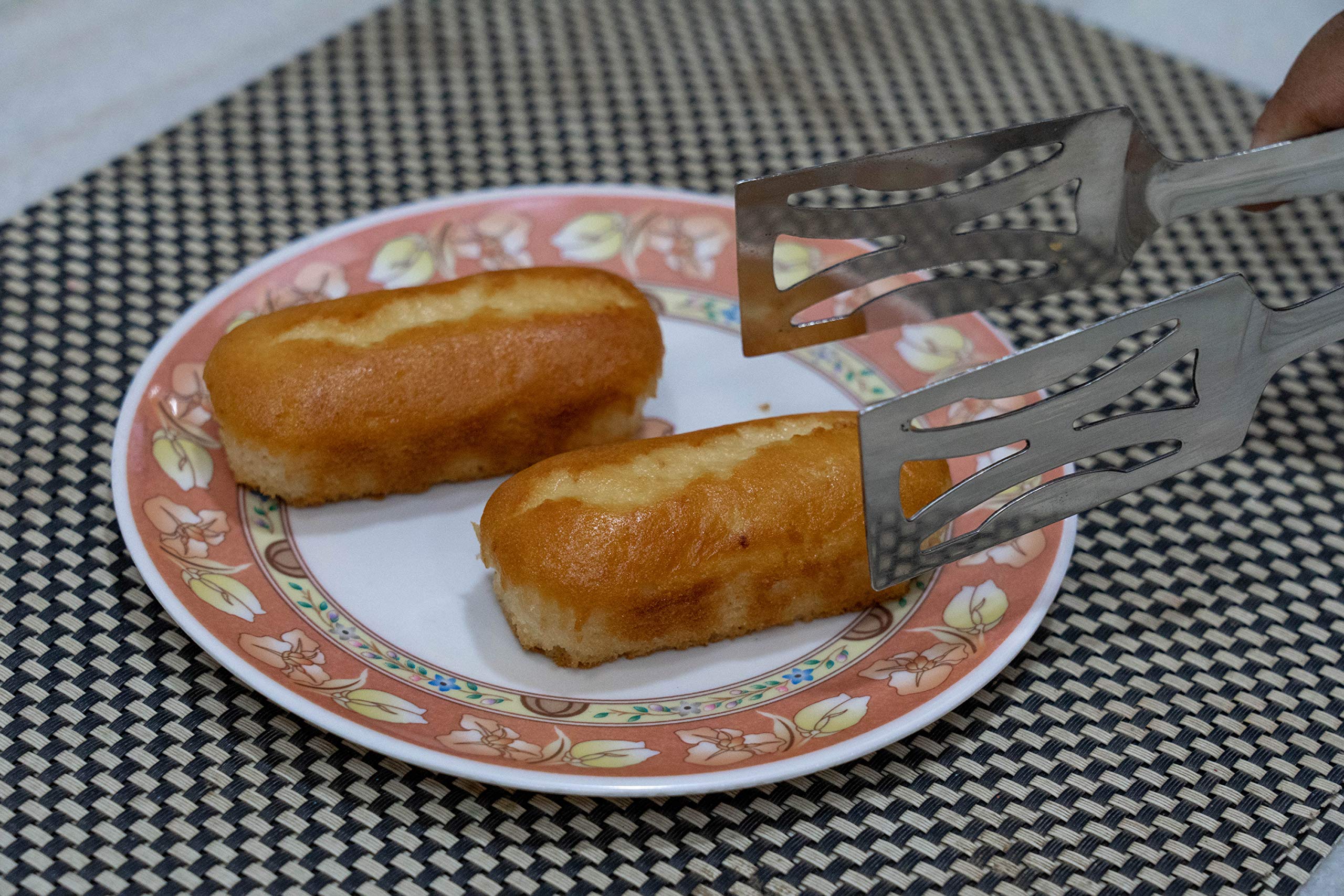 i WARE KkitchenCare Pastry Tong/Dessert Tong Stainless Steel Silver. 2