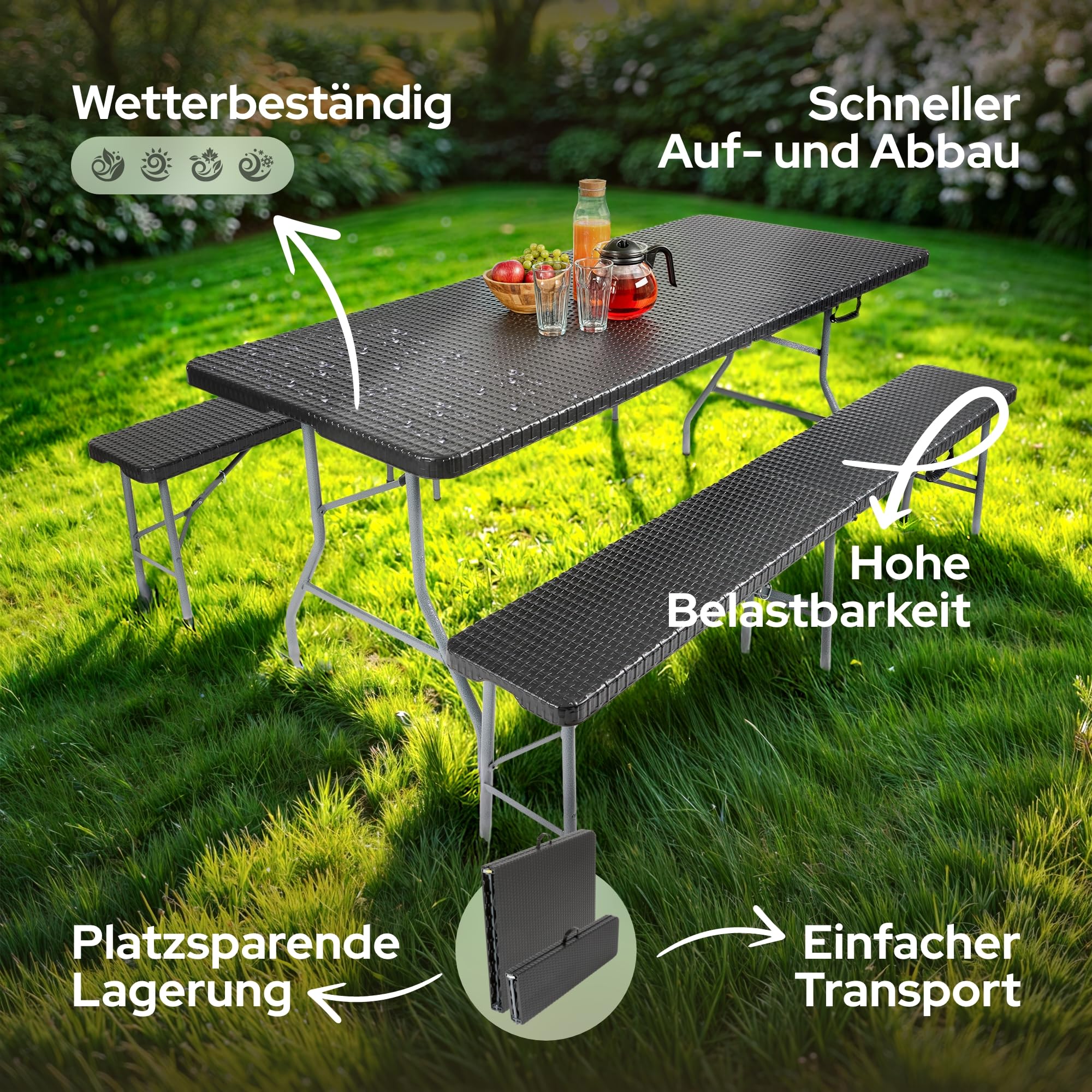 12Pcs Set de Table, Napperons de Noël et Coaster, Set de Table Rouge