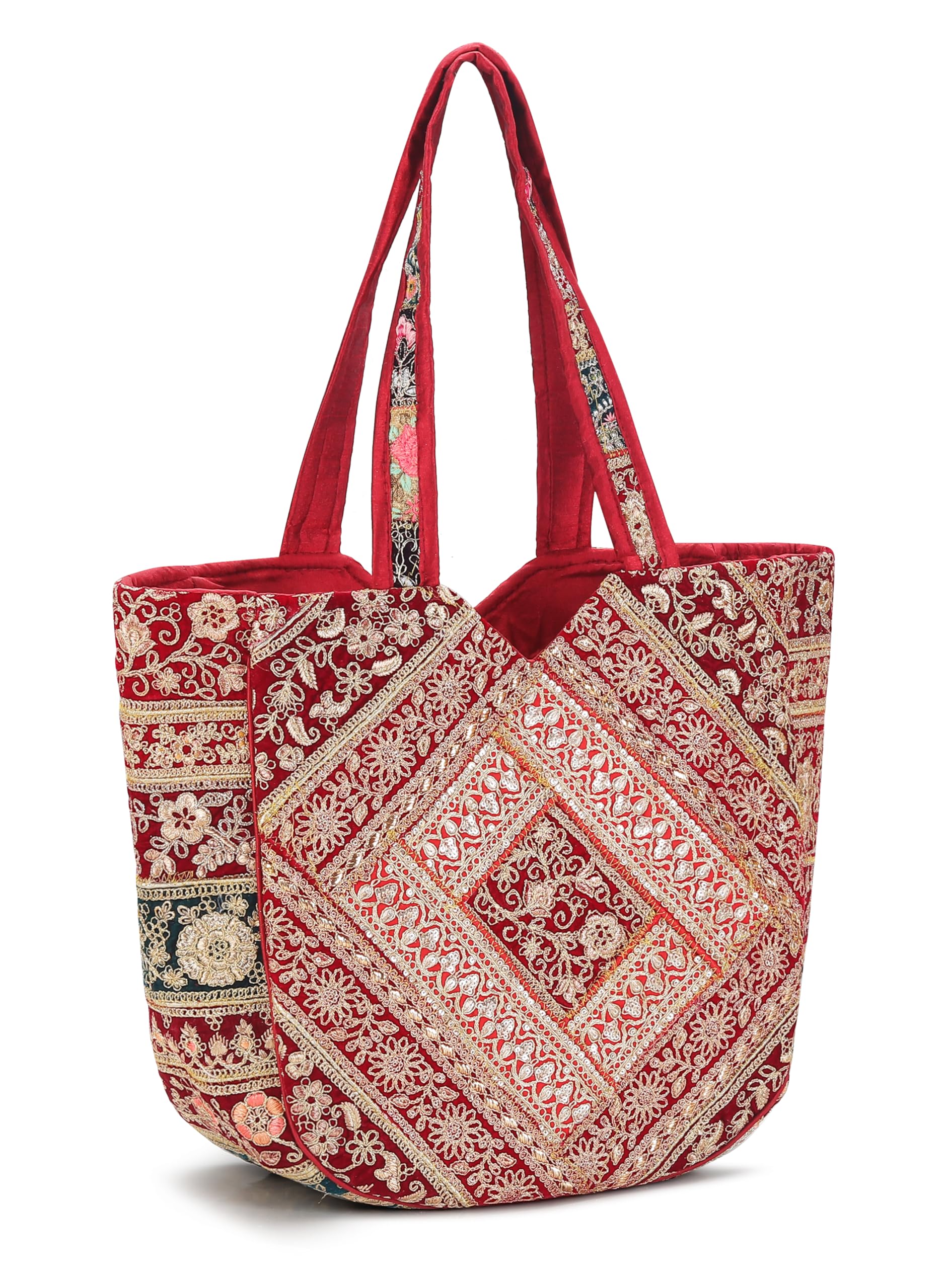 DCZ Womens Handcrafted Embroidered Purse Handbag for Bridal, Casual, Party, Wedding handbag multicolor JAIPURI (B0CKWHQHQ6) Amazon Price History, Amazon Price Tracker