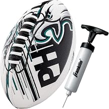 Franklin Sports NFL Team Mini Footballs - Youth 8.5" Official NFL Licensed Football + Air Pump Set