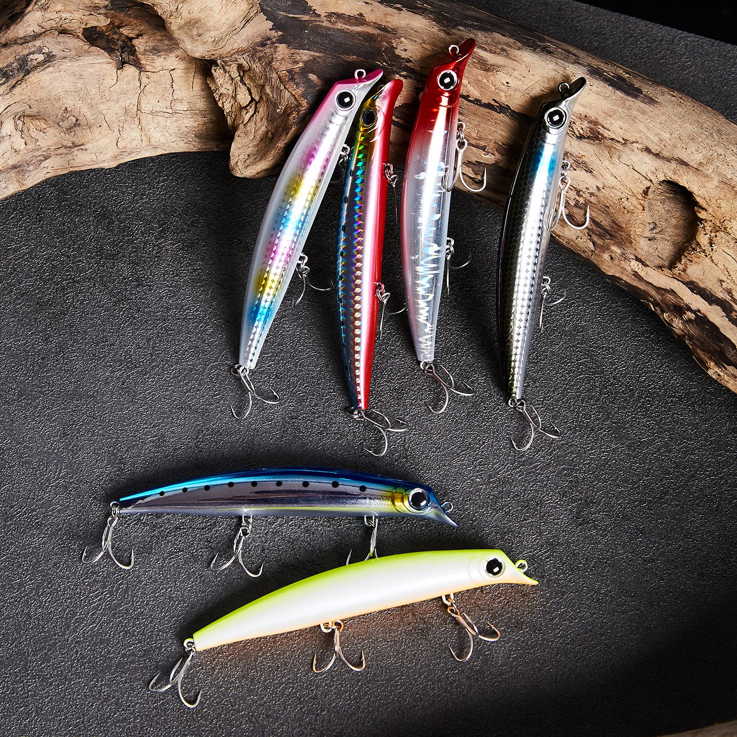 Amazon.co.jp: [青嵐ルアー]フローティングミノー シーバス セット